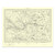 Authentic reproduction of Ordnance Survey map of Richmond 1896-1904 with a yellow tint background