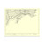 Authentic reproduction of Ordnance Survey map of Annan 1896-1904 with a yellow tint background