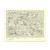 Authentic reproduction of Ordnance Survey map of Eye 1896-1904 with a yellow tint background