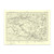 Authentic reproduction of Ordnance Survey map of Wells 1896-1904 with a yellow tint background