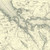 Close up of authentic reproduction of Ordnance Survey map of Applecross 1896-1904 with a yellow tint background