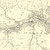 Close up of Authentic reproduction of Ordnance Survey map of Balmoral 1896-1904 with a yellow tint background