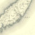 Close up of Authentic reproduction of Ordnance Survey map of Coll 1896-1904 with a yellow tint background