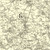 Close up of authentic reproduction of Ordnance Survey map of Saxmundham 1896-1904 with a yellow tint background