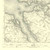 Close up of authentic reproduction of Ordnance Survey map of Tobermory 1896-1904 with a yellow tint background