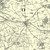 Close up of authentic reproduction of Ordnance Survey map of Swaffham 1896-1904 with a yellow tint background