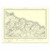 Authentic reproduction of Ordnance Survey map of Guisborough 1896-1904 with a yellow tint background