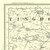 Close up of authentic reproduction of Ordnance Survey map of Huntingdon 1896-1904 with a yellow tint background