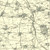 Close up of Authentic reproduction of Ordnance Survey map of Chipping Norton 1896-1904 with a yellow tint background