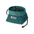 Ruffwear Quencher Cinch Top Bowl in green empty with the waterproof lining closed to stop dry dog food falling out