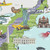 Close-up view of USA Kids' Map by AmazingWorld
