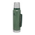 Stanley Classic Vacuum Bottle 1.0L - Hammertone Green full view tilted to the side to show handle and logo