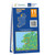 Blue and orange back cover of OS Ireland Discovery Series Map of County Donegal, County Tyrone and County Fermanagh: OSI Discovery 11 showing the area covered by the map and the wider area