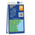 Blue and orange back cover of OS Ireland Discovery Series Map of County Armagh, Down, Louth, Meath and Monaghan: OSI Discovery 36 showing the area covered by the map and the wider area