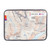 The OS Cairngorms Sit Map by Ordnance Survey Outdoor Kit full front view of the waterproof padded seat