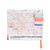 OS Cairngorms Large Towel by Ordnance Survey Outdoor Kit folded and displayed on the retail card sat on another folded towel