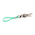 Keys attached to the clasp on the light green loop of the Cinch-a-Lot Mini Stretch Strap