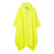 Mac in a Sac Origin 2 Adult Neon Yellow Poncho front view with central pocket and snap buttons displayed on a white studio background