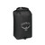 Osprey Ultralight Black DrySack 20 litres front view with the logo stuffed full and roll top closed