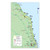 Northumberland Coast Path: National Trail Guide map