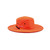 Dryrobe Quick Dry Brimmed Hat in orange showing the front with the embroidered logo