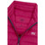 Women's Alpine Packable Down Gilet in fuchsia by Mac in a Sac close up of collar