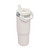 Stanley IceFlow Flip Straw Rose Quartz Tumbler back view