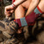 Women's Bear Town Micro Crew Lightweight Socks