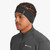 Person wearing Montane Protium Fleece Headband in black on a white background