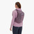 Person wearing Montane Trailblazer 16 Backpack in moonscape purple showing the front of the backpack on a person