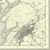 Close up of authentic reproduction of Ordnance Survey map of Southport 1896-1904 with a yellow tint background
