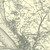 Close up of Authentic reproduction of Ordnance Survey map of Formby 1896-1904 with a yellow tint background