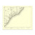 Authentic reproduction of Ordnance Survey map of Latheron 1896-1904 with a yellow tint background