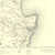 Close up of authentic reproduction of Ordnance Survey map of Wick 1896-1904 with a yellow tint background