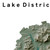 Close up of Lake District Relief Map