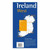 Blue back cover of map of Ireland West: OSI Holiday map showing area coverage.