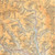Close up of Reproduction Peak District vintage map flat view
