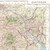 Close up of Reproduction Dartmoor vintage map flat view