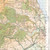 Close up of Reproduction North York Moors vintage map flat view