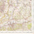 Close up of Reproduction Greater London vintage map flat view