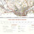 Close up of Reproduction Bristol & Stroud vintage map flat view