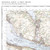 Close up of Reproduction Glasgow vintage map flat view