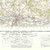 Close up of Reproduction Oxford & Newbury vintage map flat view