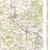 Close up of Reproduction Oxford & Newbury vintage map flat view