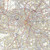 Close up of Reproduction Birmingham  vintage map flat view