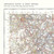 Close up of Reproduction Birmingham  vintage map flat view