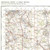 Close up of Reproduction Nottingham vintage map flat view