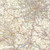 Close up of Reproduction Birmingham vintage map flat view