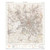 Reproduction Manchester vintage map flat view