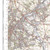 Close up of Reproduction Doncaster vintage map flat view